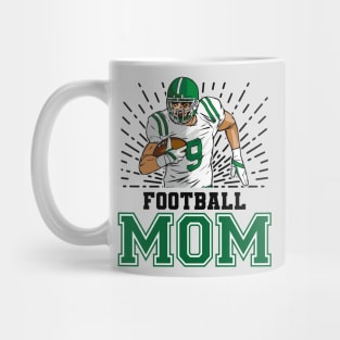 Football Mom // Retro Football Player Mug